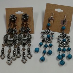 Vintage Inspired Chandelier Earring bundle